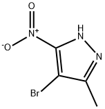 4-溴-5-甲基-3-硝基吡唑,70951-96-1,结构式