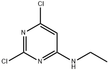 2,6-DICHLORO-N-ETHYL-4-PYRIMIDINAMINE Struktur