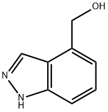 4-Hydroxymethyl-1H-indazole Struktur