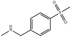 N-甲基-1-(4-(甲磺酰基)苯基)甲胺, 709649-56-9, 结构式
