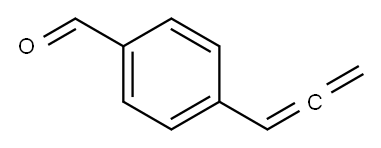 Benzaldehyde, 4-(1,2-propadienyl)- (9CI) 结构式