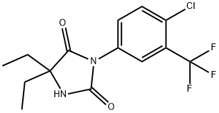 히단토인,3-(4-클로로-알파,알파,알파-트리플루오로-m-톨릴)-5,5-디에틸l-
