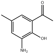 3-アミノ-2-ヒドロキシ-5-メチルアセトフェノン 化学構造式