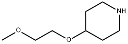 4-(2-メトキシエトキシ)ピペリジン 化学構造式