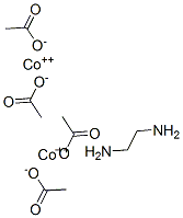 [1,2-エタンジイルビス(ニトリロ)]四酢酸1,1':1'',1'''-二コバルト(II) 化学構造式