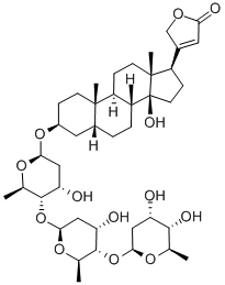 洋地黄毒甙,71-63-6,结构式