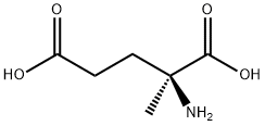 ALFA-甲基谷氨酸, 71-90-9, 结构式