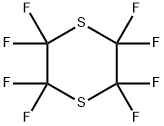 Octafluoro-1,4-dithiane Struktur