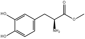 盐酸左旋多巴甲酯 结构式