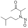 N-3-methylbutyl-N-1-methylacetonylnitrosamine Structure