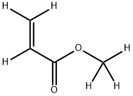 アクリル酸メチル‐D6 化学構造式
