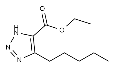 5-Pentyl-1H-1,2,3-triazole-4-carboxylic acid ethyl ester|