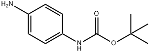 4-(TERT-BUTOXYCARBONYLAMINO)ANILINE Structure