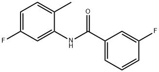 Benzamide, 3-fluoro-N-(5-fluoro-2-methylphenyl)- (9CI) Structure