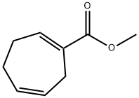 1,5-Cycloheptadiene-1-carboxylicacid,methylester(9CI) Struktur