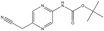 (5-CyanoMethyl-pyrazin-2-yl)-carbaMic acid tert-butyl ester,710322-47-7,结构式