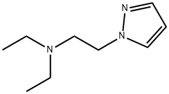 1-(N,N-DIETHYLAMINOETHYL)PYRAZOLE, 71033-38-0, 结构式