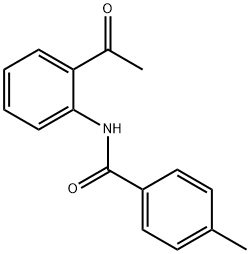 Benzamide, N-(2-acetylphenyl)-4-methyl- (9CI) Structure