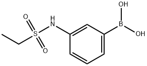 3-(エチルスルホンアミド)フェニルボロン酸 化学構造式