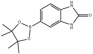 2-氧代-2,3-二氢-1H-苯并咪唑-5-硼酸频那醇酯 结构式