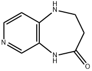 4,5-DIHYDRO-1H-PYRIDO[3,4-B][1,4]DIAZEPIN-2(3H)-ONE 结构式
