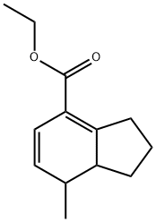 2,3,7,7a-Tetrahydro-7-methyl-1H-indene-4-carboxylic acid ethyl ester Structure