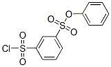 3-(Chlorosulfonyl)benzenesulfonic acid phenyl ester 结构式