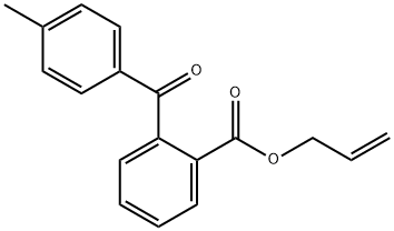 2-(4-Methylbenzoyl)benzoic acid 2-propenyl ester Structure
