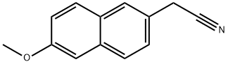 2-(6-Methoxy-2-naphthyl)acetonitrile Struktur