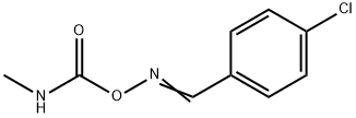 Benzaldehyde, 4-chloro-, O-((methylamino)carbonyl)oxime|