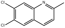 6,7-DICHLOROQUINALDINE Struktur