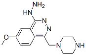 7-methoxy-4-piperazinomethyl-1-hydrazinophthalazine Struktur