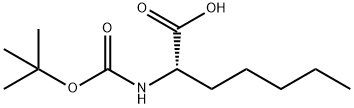 N-BOC-S-2-氨基庚酸 结构式