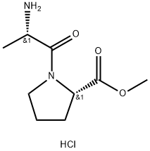 H-ALA-PRO-OME HCL 化学構造式