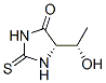 4-Imidazolidinone, 5-(1-hydroxyethyl)-2-thioxo-, [S-(R*,R*)]- (9CI) Structure