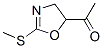 Ethanone, 1-[4,5-dihydro-2-(methylthio)-5-oxazolyl]- (9CI) Structure
