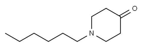 1-ヘキシルテトラヒドロ-4(1H)-ピリジノン 化学構造式