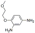 4-(2-methoxyethoxy)benzene-1,3-diamine Struktur