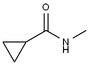 N-甲基环丙甲酰胺, 7108-40-9, 结构式