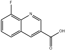 8-氟喹啉-3-羧酸乙酯 结构式