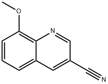 8-甲氧基-3-氰基喹啉,71083-53-9,结构式