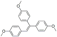 1,1,2-トリス(4-メトキシフェニル)エテン 化学構造式