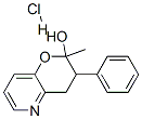 2H-Pyrano[3,2-b]pyridin-2-ol,3,4-dihydro-2-methyl-3-phenyl-,hydrochloride(9CI) Structure