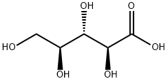 L-(+)-Ribonic acid Struktur