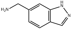 6-氨基甲基吲唑 结构式