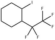1-ヨード-2-(ペンタフルオロエチル)シクロヘキサン (E/Z) 化学構造式