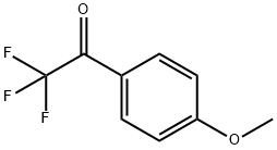 2,2,2-トリフルオロ-4'-メトキシアセトフェノン 化学構造式