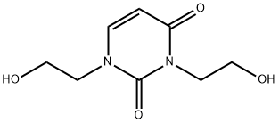 1,3-BIS(2'-HYDROXYETHYL)URACIL 化学構造式