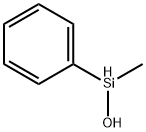 Methyl(hydroxy)phenylsilane Structure