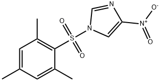 1-(MESITYLENE-2-SULFONYL)-4-NITROIMIDAZOLE Struktur
